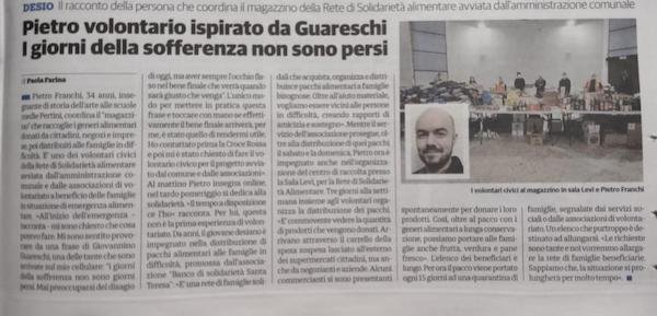 Prof. Franchi volontariato